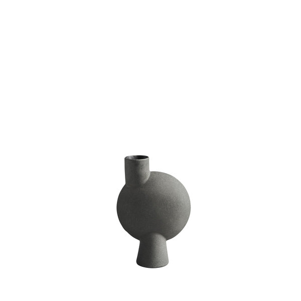 Sphere Bubl Medio Ceramic Vase by 101 Copenhagen #Dark Grey