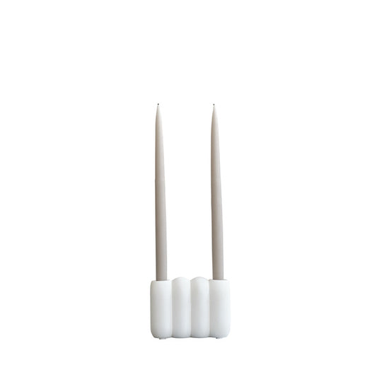 Tube Mini Ceramic Candle Holder by 101 Copenhagen #Bone White