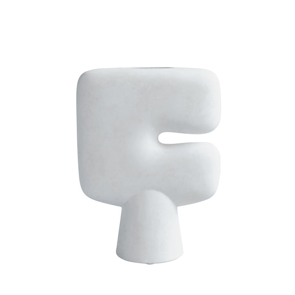 Tribal Big Ceramic Vase by 101 Copenhagen #Bone White