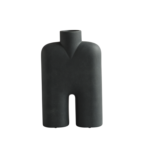 Cobra Tall Medio Ceramic Vase by 101 Copenhagen #Black