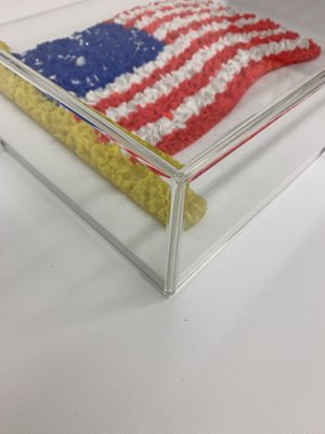 Pride Flag of the United States in Lucite by Jan Henderikse, 2018-BGP-848698