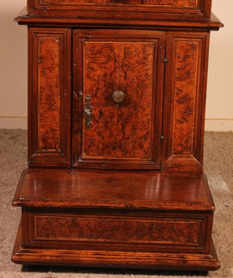 Prie-Dieu or Prayer Kneeler in Walnut and Burl Walnut, 1600s-HPU-953509