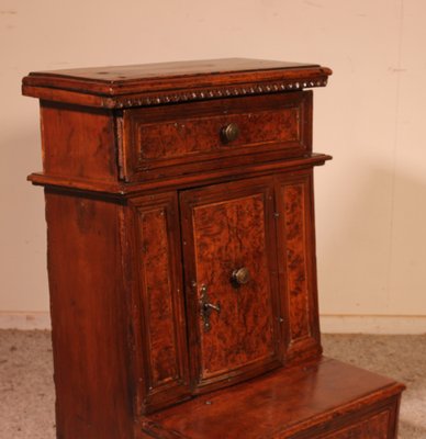 Prie-Dieu or Prayer Kneeler in Walnut and Burl Walnut, 1600s-HPU-953509