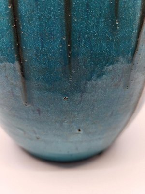 Primavera Vase in Spring in French Blue Ceramic from Primavera, 20th Century-QCI-2018502