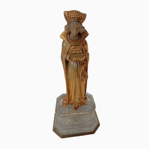 Princess with Casket, Orientalist Gothic, 1890s, Bronze and Celluloid-ZPM-885781