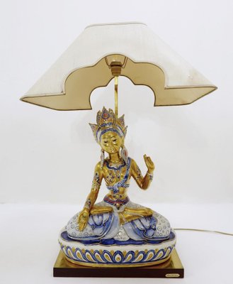 Principessa Indiana Porcelain Table Lamp by Edoardo Tasca-JG-1239464