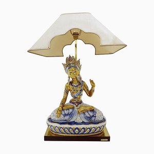 Principessa Indiana Porcelain Table Lamp by Edoardo Tasca-JG-1239464