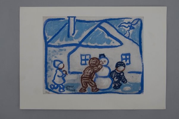 Print No.12 Snowman by Josef Capek, 1929-TZ-1431445