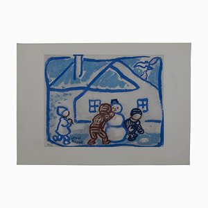 Print No.12 Snowman by Josef Capek, 1929-TZ-1431445