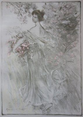 Printemps Lithograph by Maurice Eliot, 1897-KHH-544496