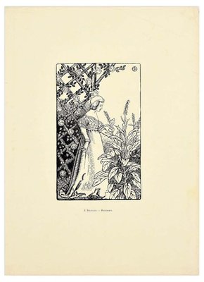 Printemps - Original Woodcut Print by J. Beltrand - 1899 1899-ZCI-761821