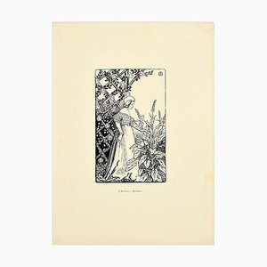 Printemps - Original Woodcut Print by J. Beltrand - 1899 1899-ZCI-761821