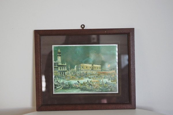 Prints of Venice with Reflections, 1970s, Set of 2-KNM-914726