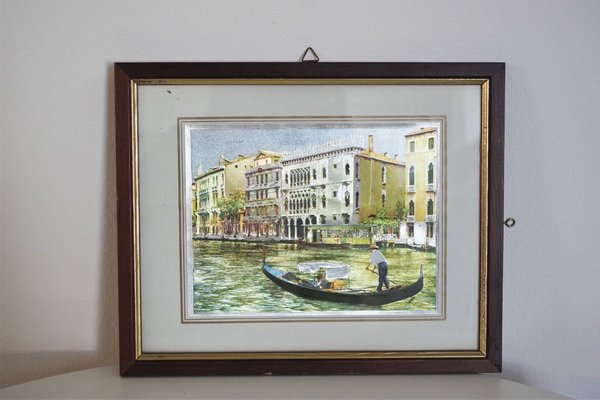 Prints of Venice with Reflections, 1970s, Set of 2-KNM-914726