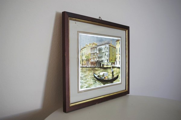 Prints of Venice with Reflections, 1970s, Set of 2-KNM-914726