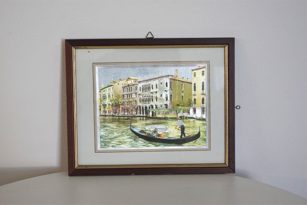 Prints of Venice with Reflections, 1970s, Set of 2-KNM-914726