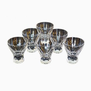 Prisma Drinking Glasses in Lead Crystal by Wilhelm Wagenfeld for Peill & Putzler, 1950s, Set of 6-VRE-767069