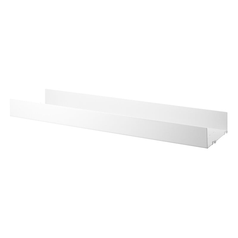 String metal shelf 78 x 20 cm by String Furniture #high, white #