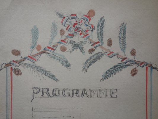 Programme Watercolor by Gustave Poetzsch-KHH-544410