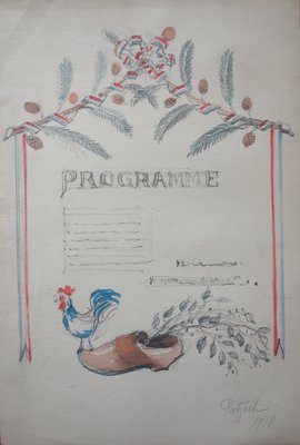 Programme Watercolor by Gustave Poetzsch-KHH-544410