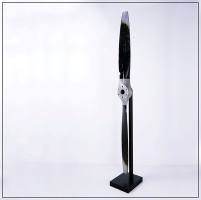 Propellers Mounted on Display Stand in Aluminum, 1980s-JG-1786354