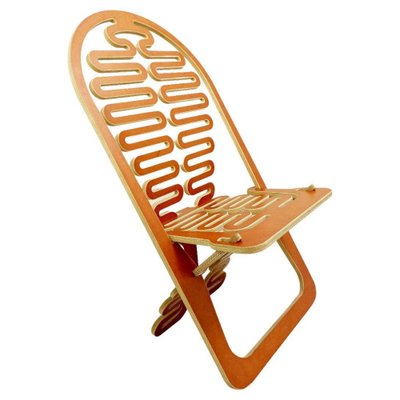 Prototype European Cutout Plywood Lumbarest Chair from Gregg Fleishman-JG-1329414