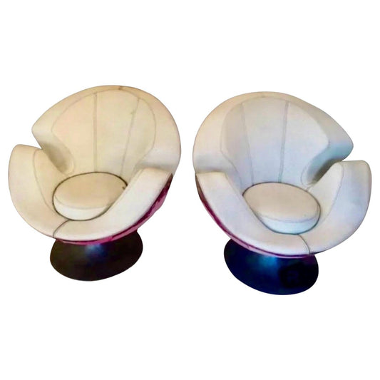 Prototype Model Calla Swivel Armchairs from V.G. Newtrend, Italy, 1990s, Set of 2