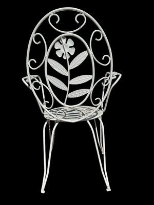 Provencal Armchairs in Wrought Iron, 1960s, Set of 6-SDV-2020017