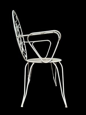 Provencal Armchairs in Wrought Iron, 1960s, Set of 6-SDV-2020017