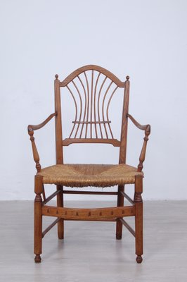 Provençal Chair in Oak, Italy, Late 1800s-XSG-980344