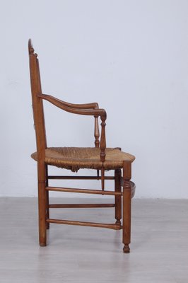 Provençal Chair in Oak, Italy, Late 1800s-XSG-980344