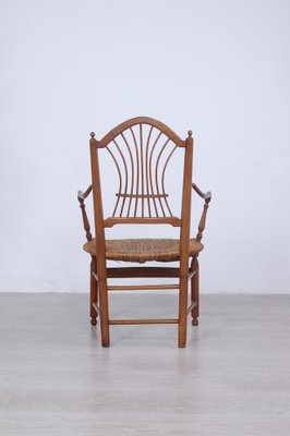 Provençal Chair in Oak, Italy, Late 1800s-XSG-980344