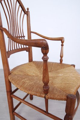 Provençal Chair in Oak, Italy, Late 1800s-XSG-980344