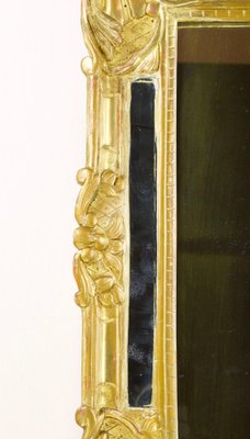 Provencal Transitional Louis XVI Wall Mirror with Elaborate Crowning, France, 1770s-KMT-985947