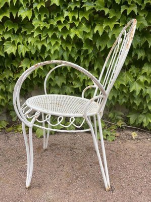 Provencal Wrought Iron Armchairs, 1950s, Set of 2-SDV-1332011