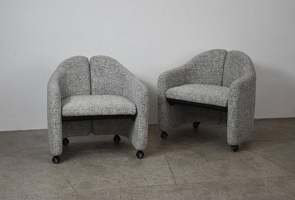 PS142 Armchairs by Eugenio Gerli for Tecno, 1960s, Set of 2-QLP-1821807