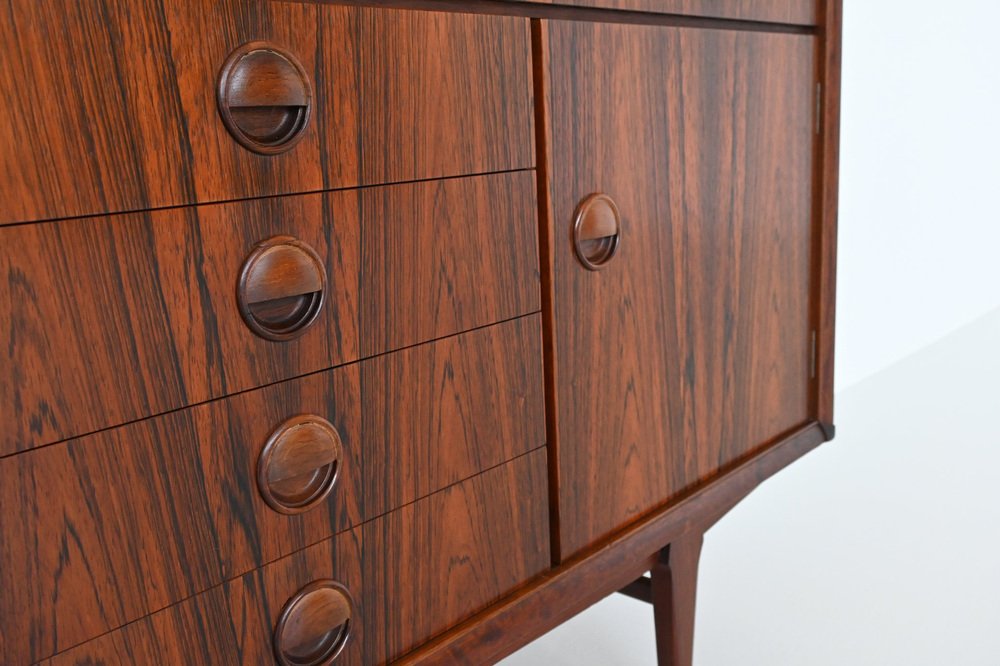 PSR-130 Highboard in Rosewood by Marten Franckena, 1962