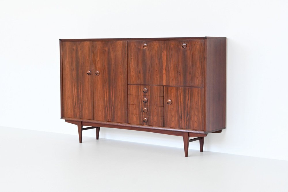 PSR-130 Highboard in Rosewood by Marten Franckena, 1962