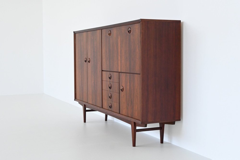 PSR-130 Highboard in Rosewood by Marten Franckena, 1962