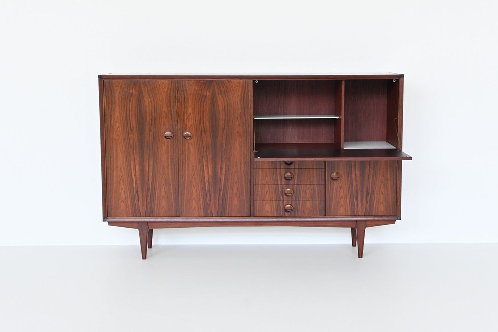 PSR-130 Highboard in Rosewood by Marten Franckena, 1962