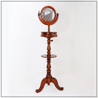 Psyche Barber Mirror in Mahogany-NYF-2018982