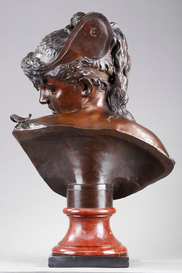 Psyche Bust in Patinated Bronze from Boyer and Rolland