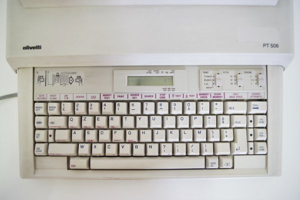 PT-506 Electronic Typewriter from Olivetti, 1980s-KNM-998064