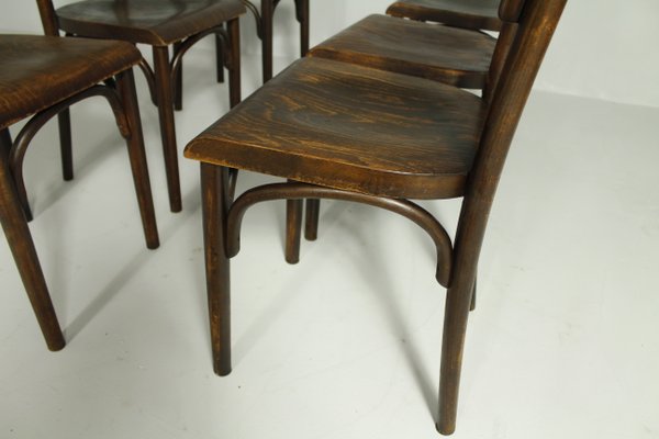 Pub Chairs from Thonet, 1930s, Set of 6-CW-2020307