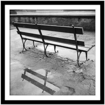 Public Bench at River Neckar Near Heidelberg, Germany 1936, Printed 2021-DYV-990663