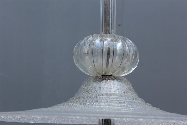 Pulegoso Lantern Ceiling Lamp from Barovier & Toso, 1940s-EH-668099