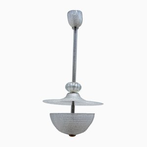 Pulegoso Lantern Ceiling Lamp from Barovier & Toso, 1940s-EH-668099