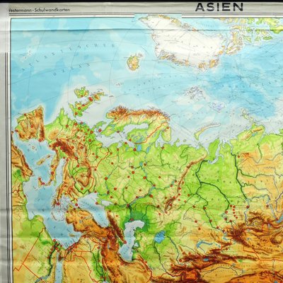 Pull-Down Print Map of Asia-KJP-1149072