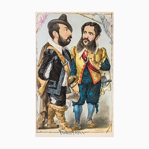 Puritani - Original Lithograph by Antonio Manganaro - 1870s 1870s-ZCI-761100