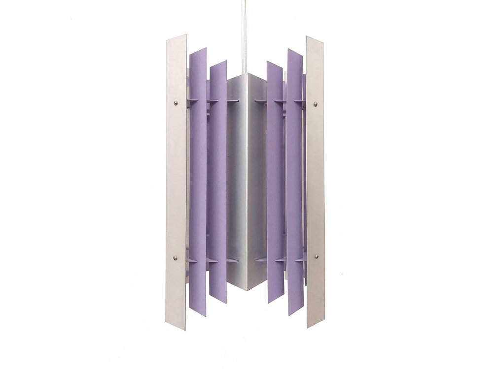 Purple Ceiling Lamp by Thue Christensen and Bent Nordsted for Nordisk Solar, Denmark, 1960s